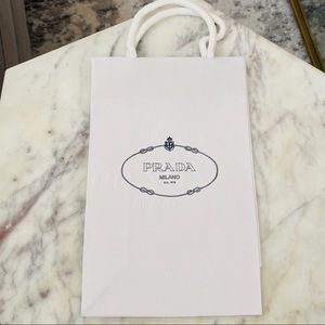 Authentic Prada shopping bag